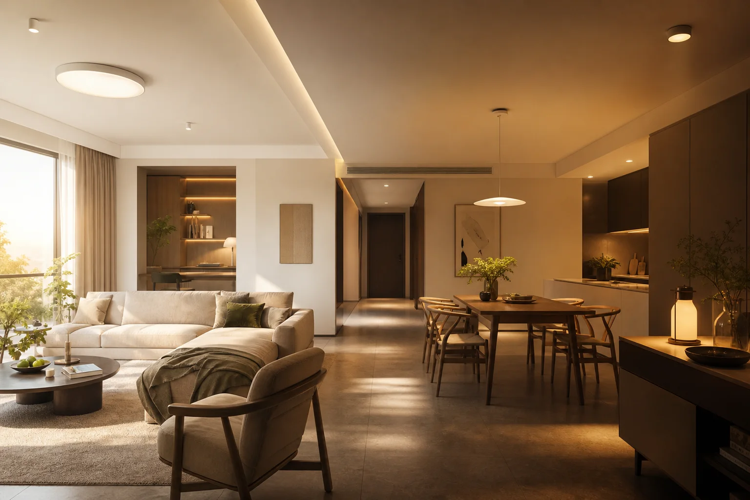 Concept preview: Adaptive rhythm - Light builds an editable day plan from the room, time, and daily rhythm.